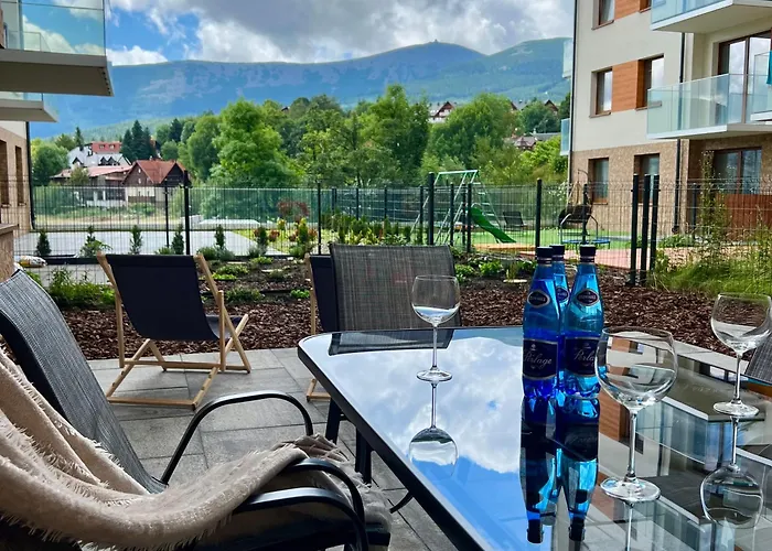 Lucky 7 Z Tarasem I Widokiem Na Sniezke, Obok Aquaparku, Blisko Do Wang By W Karkonoszach 아파트